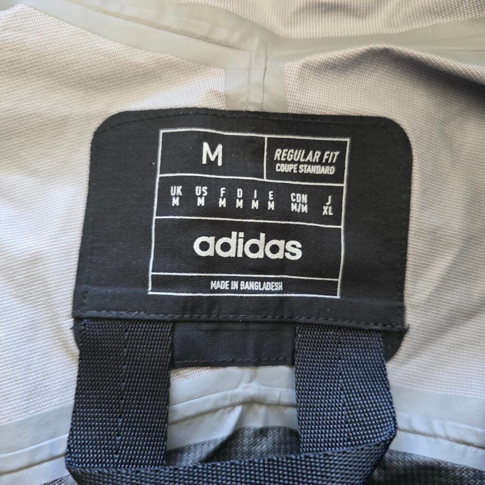 *NWOT adidas Womens Xploric RAIN.RDY Hiking Nylon Jacket Black Size M Full Zip - Picture 7 of 9